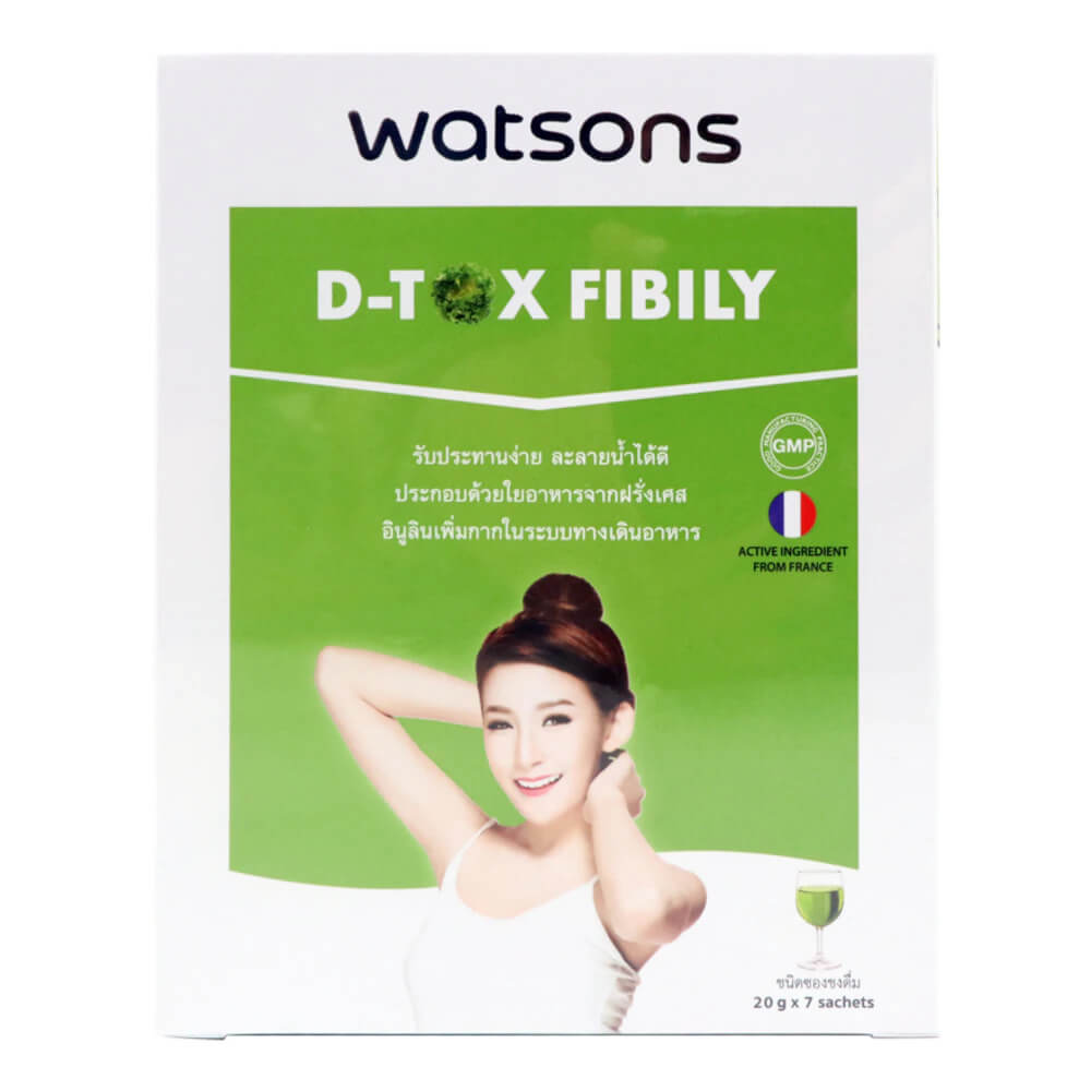 Watsons D-TX Fibily ดีท็อกลําไส้ บำรุงลำไส้