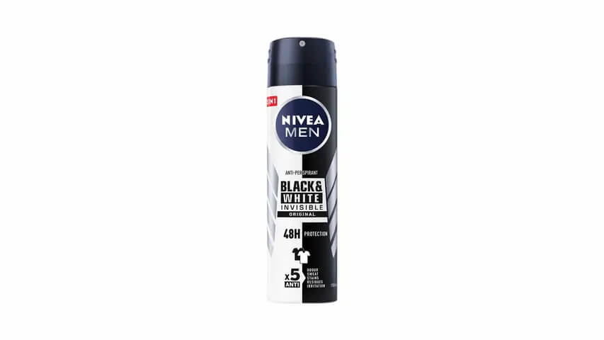 Nivea Men Invisible Black & White Spray สเปรย์สำหรับผู้ชาย