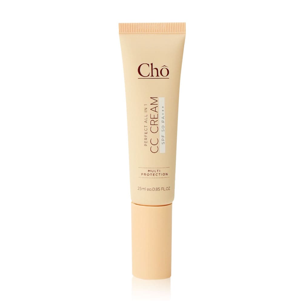 CHO Perfect ALL In 1 CC CREAM เนื้อครีมมีส่วนผสมไพรเมอร์ ผิวดูสว่างใสขึ้น