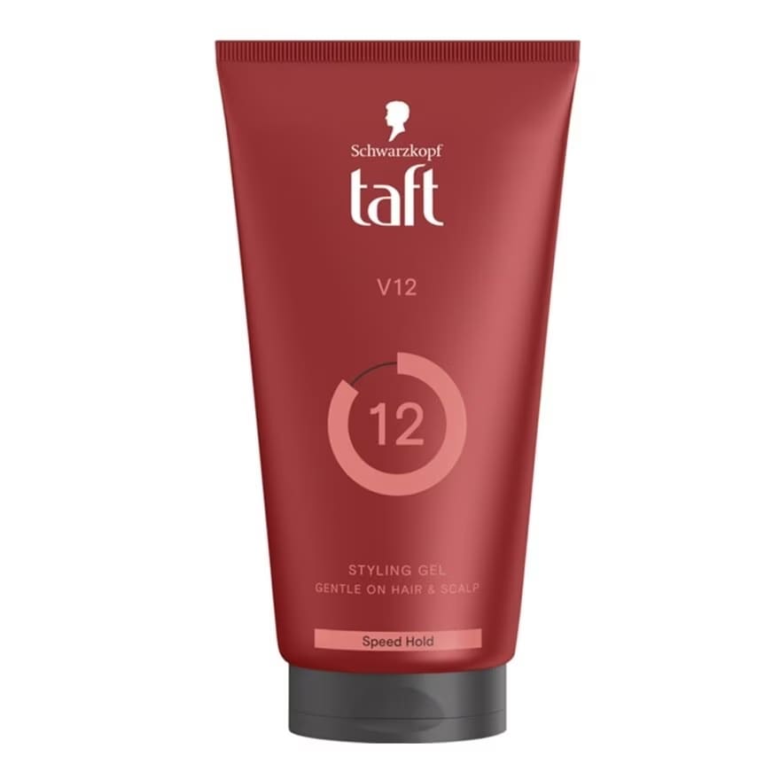 Schwarzkopf Taft V12 STYLING GEL เจลใส่ผมชาย ใช้ง่ายไม่เหนียวเหนอะหนะ อยู่ทรงได้ทั้งวัน