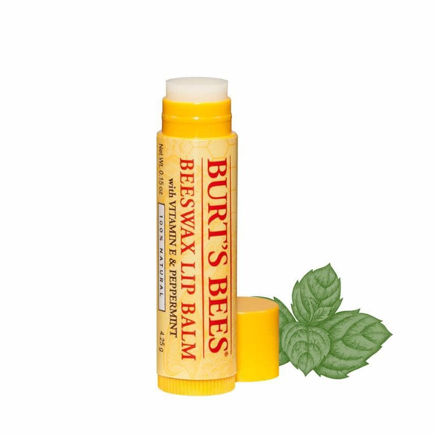 Burt's Bees Beeswax Lip Balm ลิปมัน สัมผัสการทาหอมสดชื่น ริมฝีปากดูเนียนเห็นได้ชัด