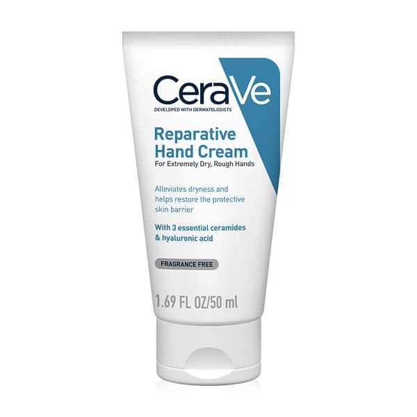 Cerave Reparative Hand Cream แฮนด์ครีม เนื้อครีมสัมผัสซึมซับเร็ว ไม่มีการตกค้างของเนื้อครีมหลังทา