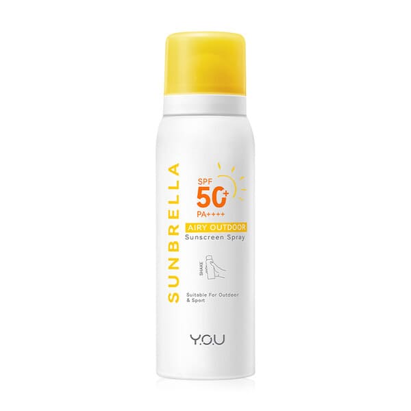 YOU SUNBRELLA Airy Outdoor Sunscreen Spray SPF 50+ PA ++++ สเปรย์กันแดด ฉีดลดความระคายเคืองผิว