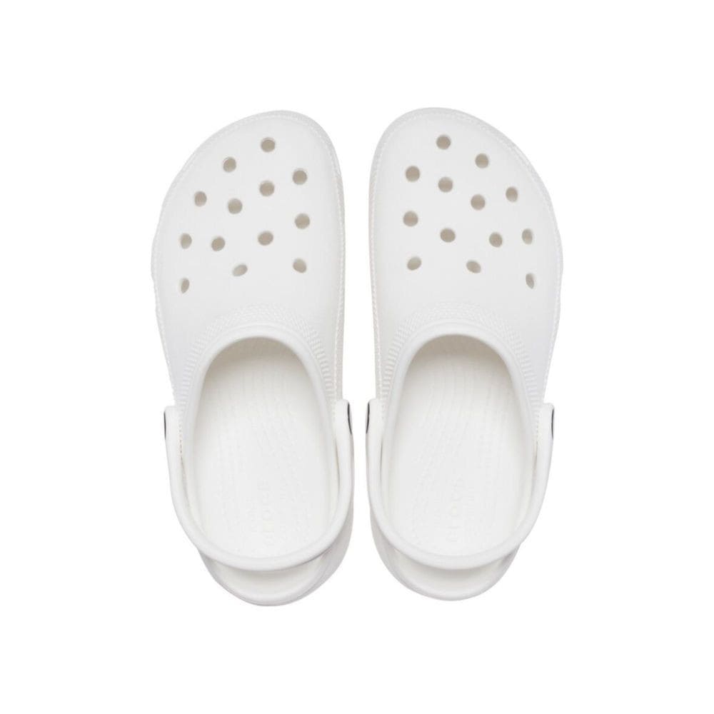 Crocs Classic Platform Clog รุ่น 206750100 รองเท้าพยาบาล ใส่เปลี่ยนง่ายสัมผัสเท้านุ่มสบาย