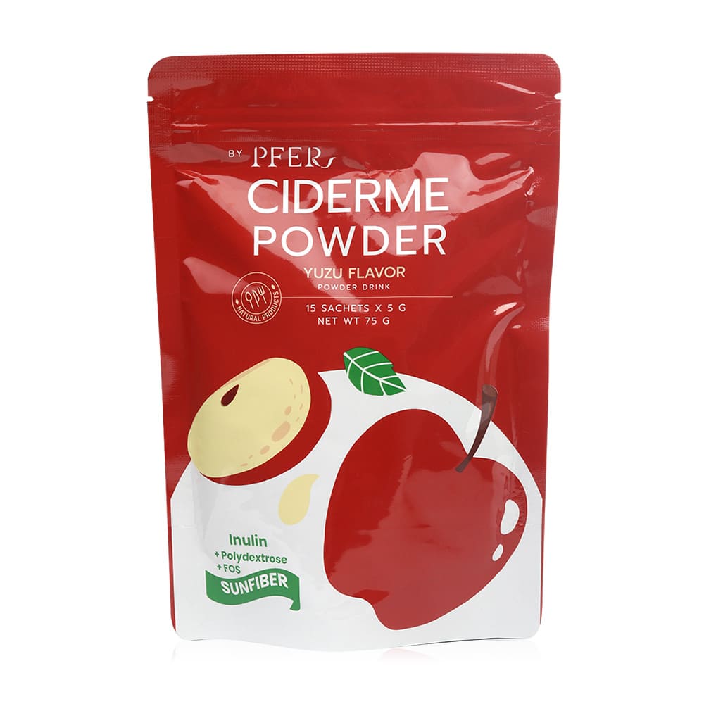 Pfer Cider me Apple Cider Vinegar Powder แอปเปิ้ลไซเดอร์ สะดวกง่ายทุกการชงกินรูปแบบผงไซเดอร์