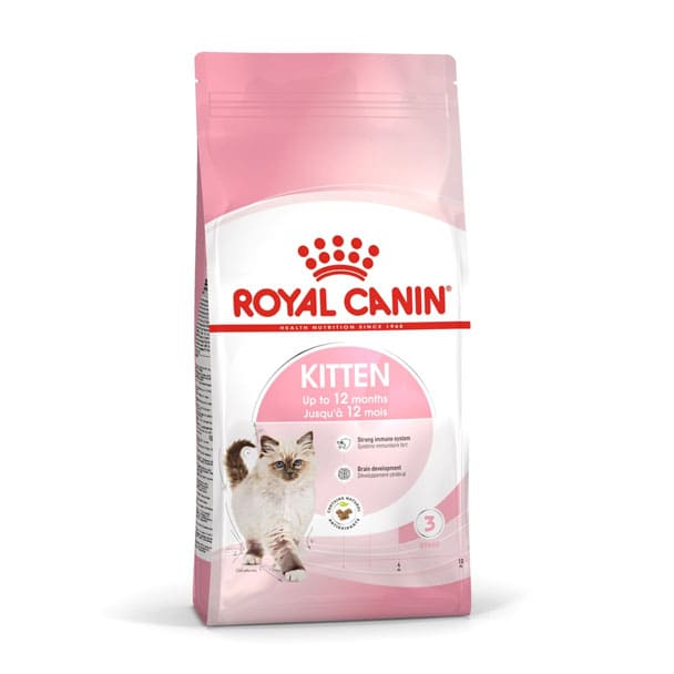 Royal Canin Kitten อาหารแมว สูตรอาหารสำหรับแมวเด็ก เสริมภูมิคุ้มกันและกระดูกแข็งแรงขึ้น