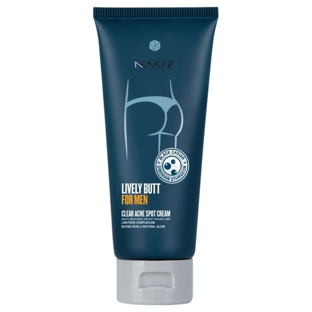 NAKIZ Lively Butt For Men ครีมทาขาหนีบดำ ปรับฟื้นคืนสภาพผิว กระตุ้นผิวกลับมาขาวเนียน รอยแตกดูน้อยลง